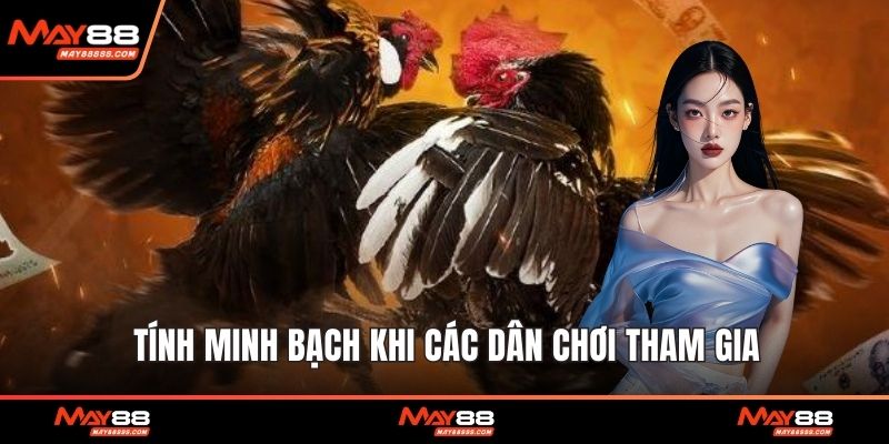 Tính minh bạch khi các dân chơi tham gia